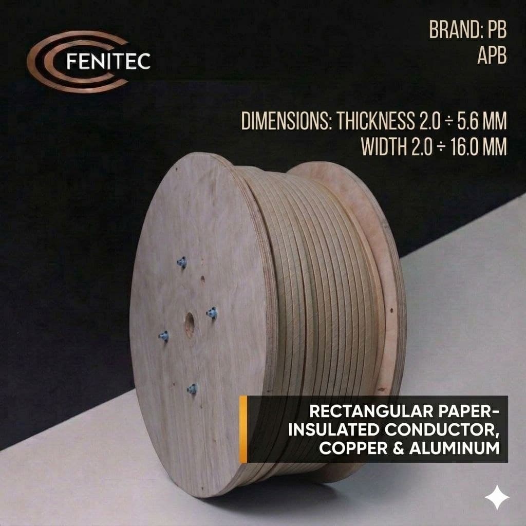 Rectangular aluminum wire with paper insulation APB — reliable solution for oil transformers